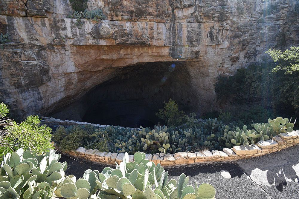 Natural Trail opening into Carlsbad Caverns