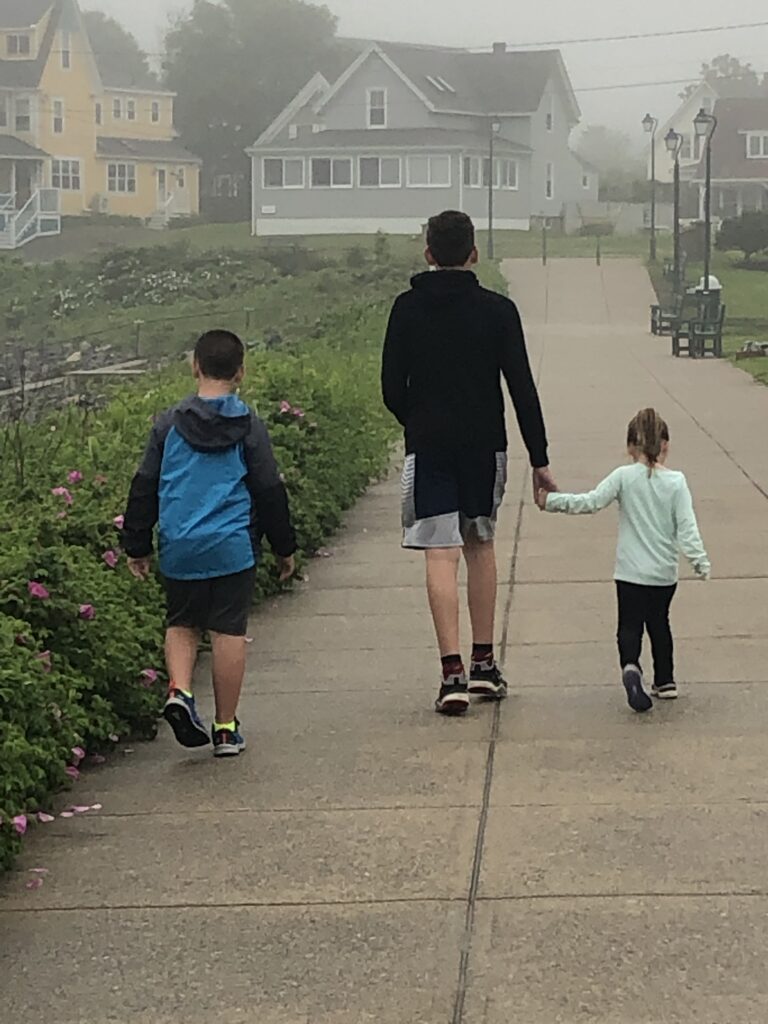 Walking at Ogunquit, ME