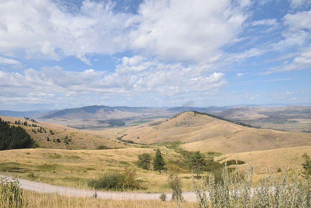 Drive at National Bison Range