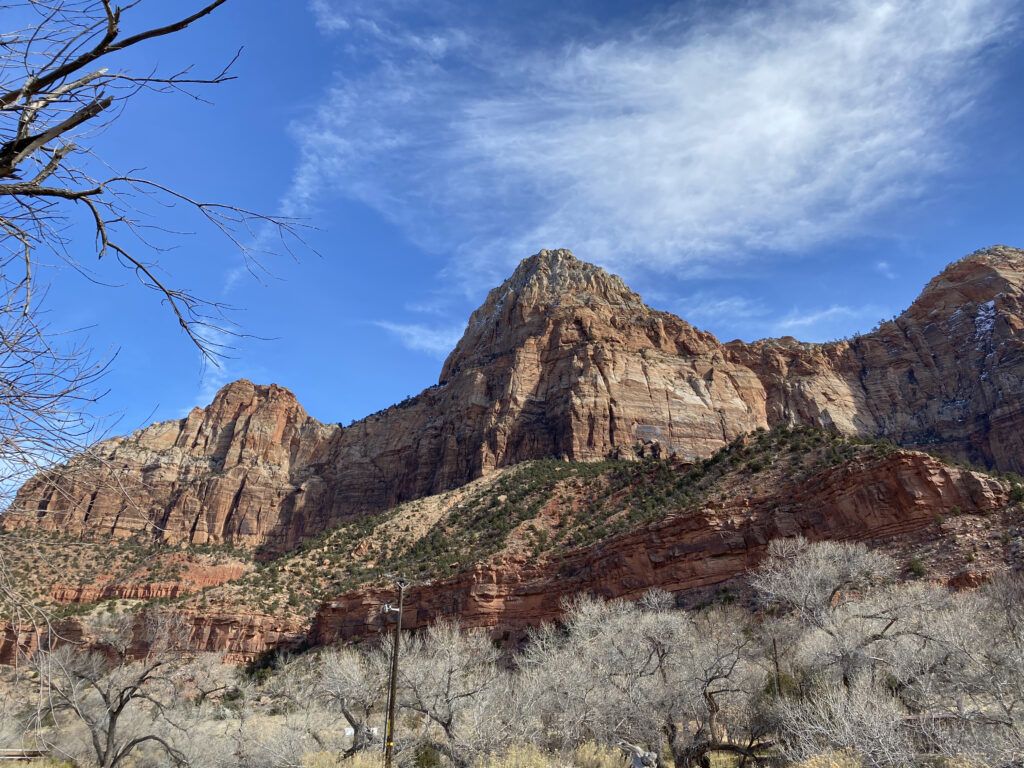 Views on Pa'rus Trail at Zion NPS