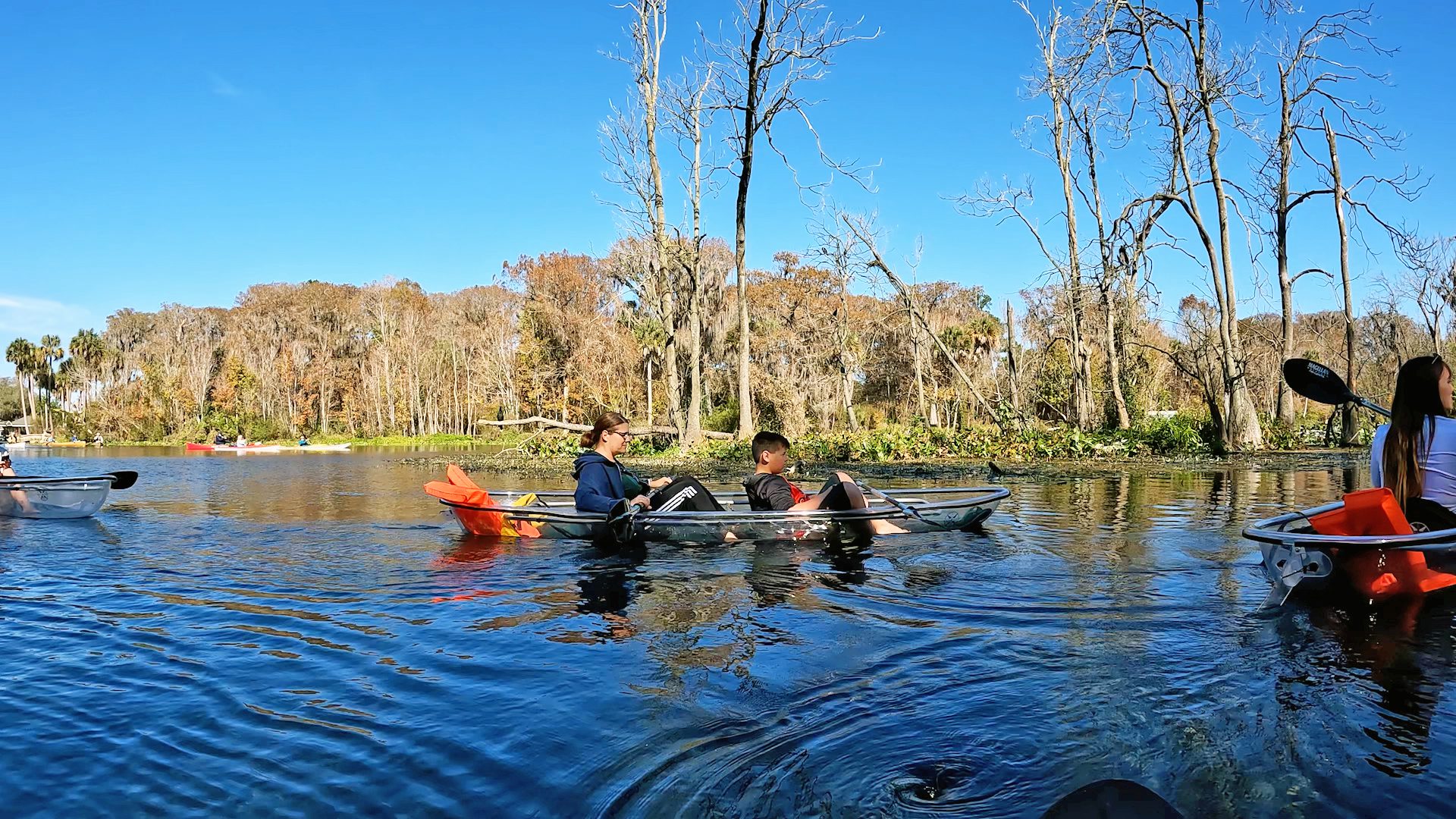 clear kayaks get up and go kayaking silver springs